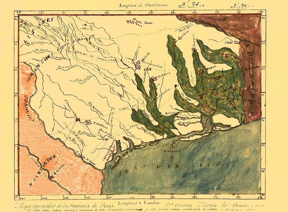 Province of Mexican Texas - 1820