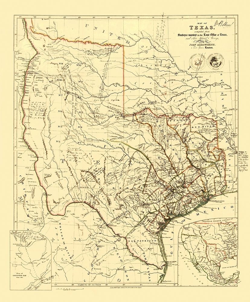 Republic of Texas - Arrowsmith 1841