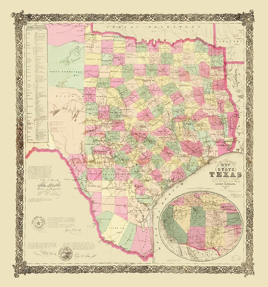 Texas - USGLO 1867