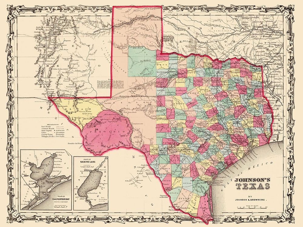 Texas - Johnson 1860