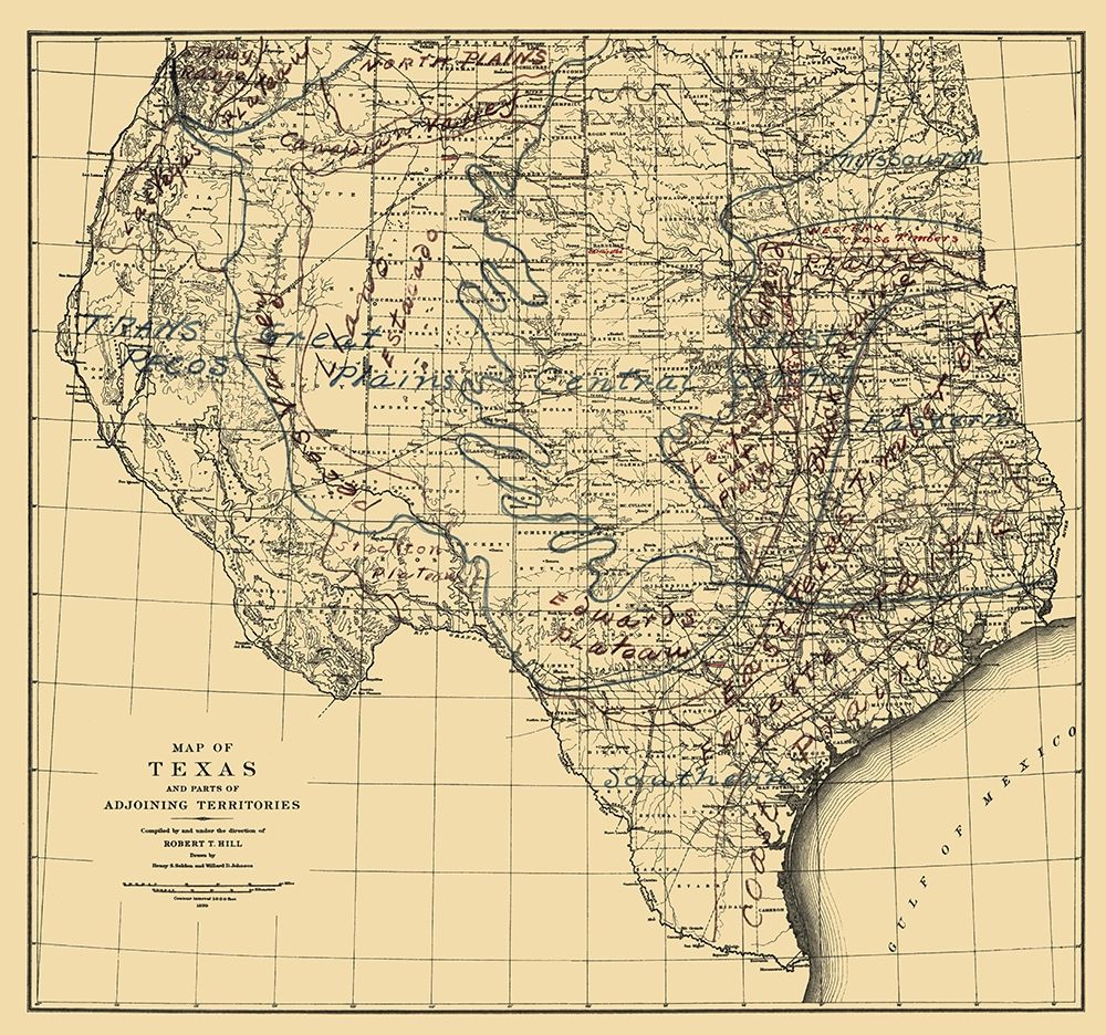 Texas and Adjoining Territories - Graham 1899