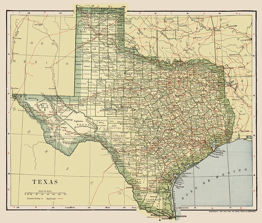 Texas - Dodd Mead 1903