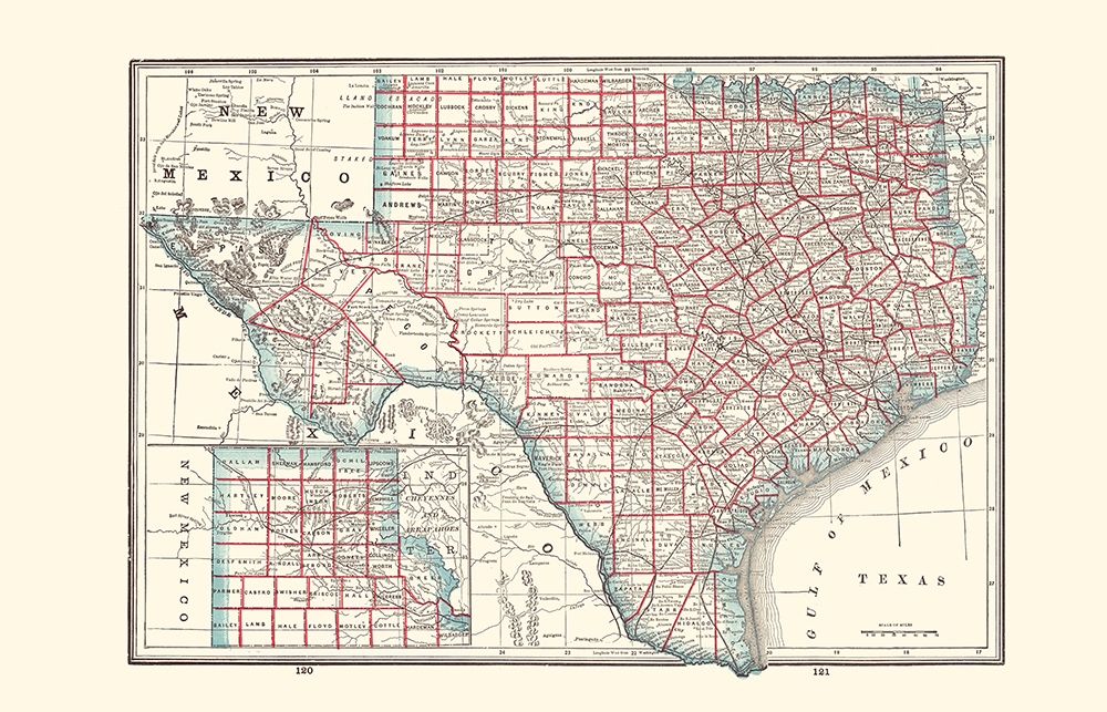 Texas - Rathbun 1893