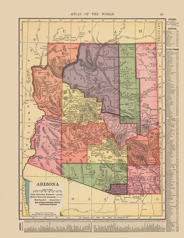 Arizona - Hammond 1910