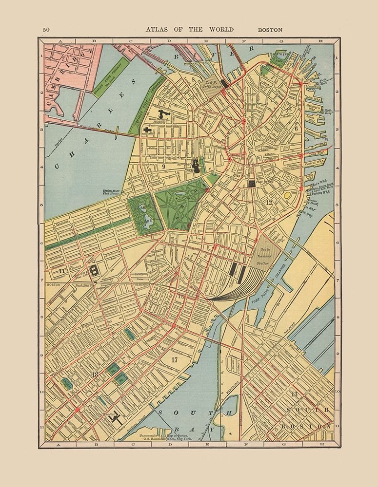 Boston  Massachusetts - Hammond 1910