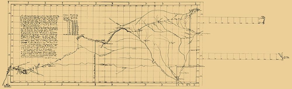 Santa Fe Trail, St Louis to Santa Fe - 1825