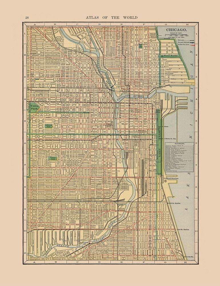 Chicago  Illinois  - Hammond 1910