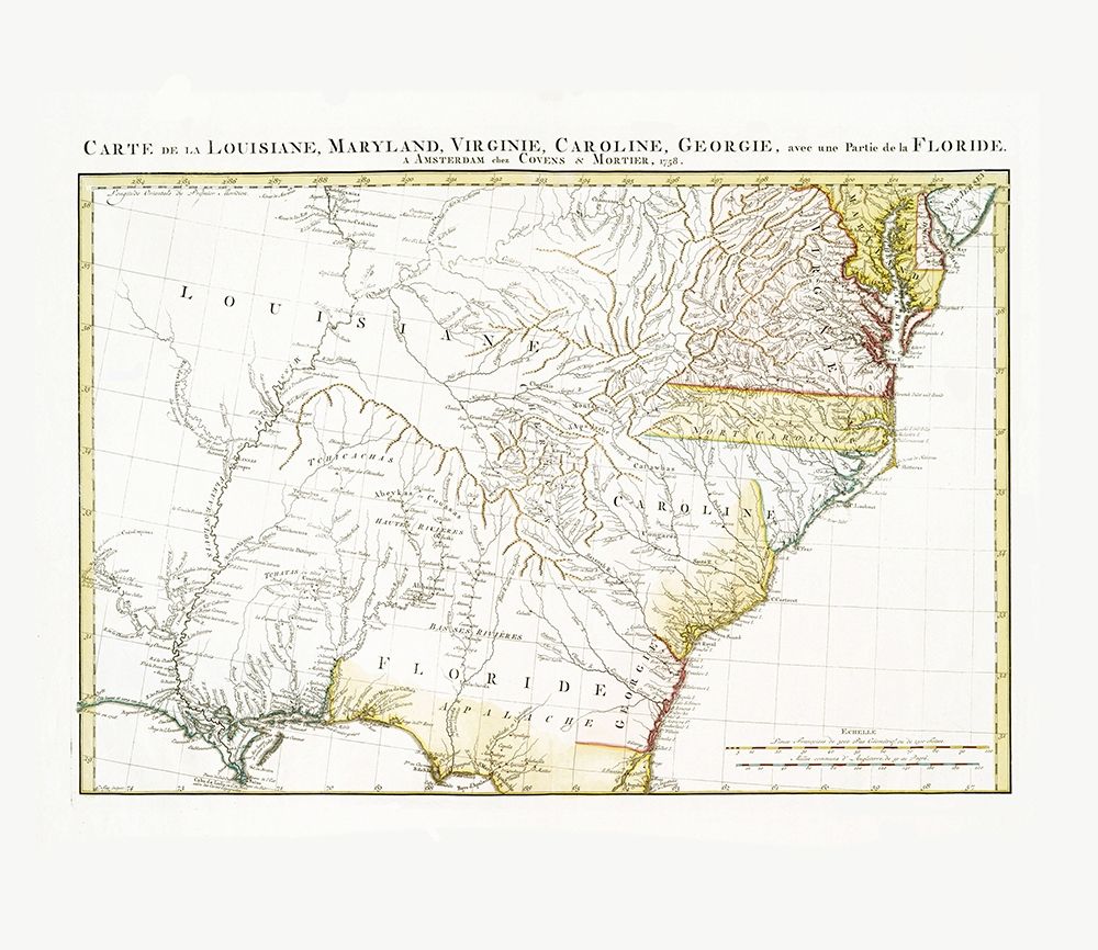 Eastern United States - Covens  1758