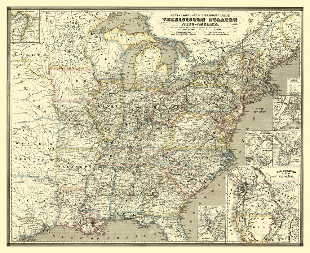 United States Eastern - Weik 1855