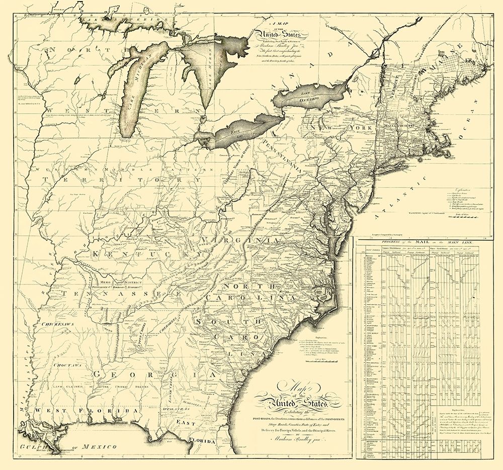 United States Eastern - Bradley 1796