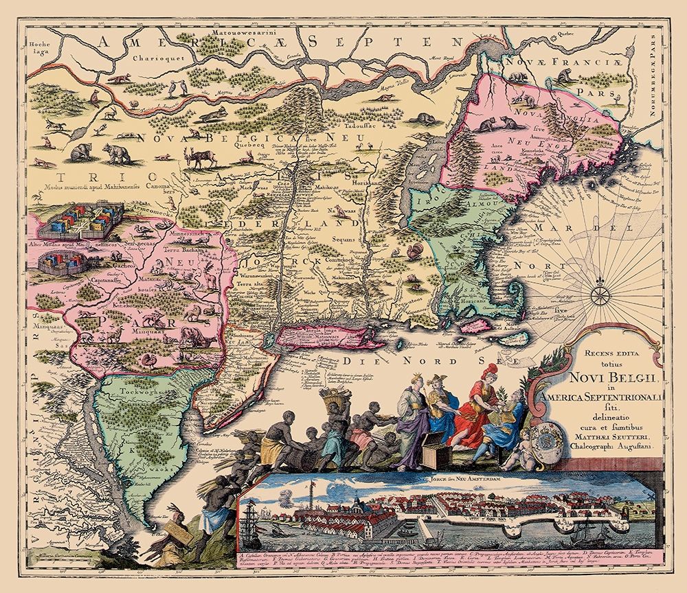 America Septentrionali - 1751
