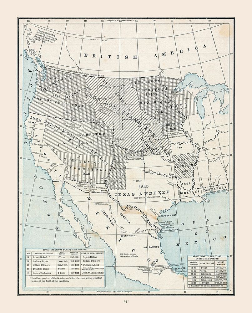 United States, Expansion- Cram 1888