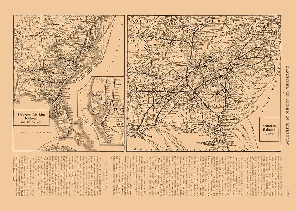 South West US - Railroad - Reynold 1921