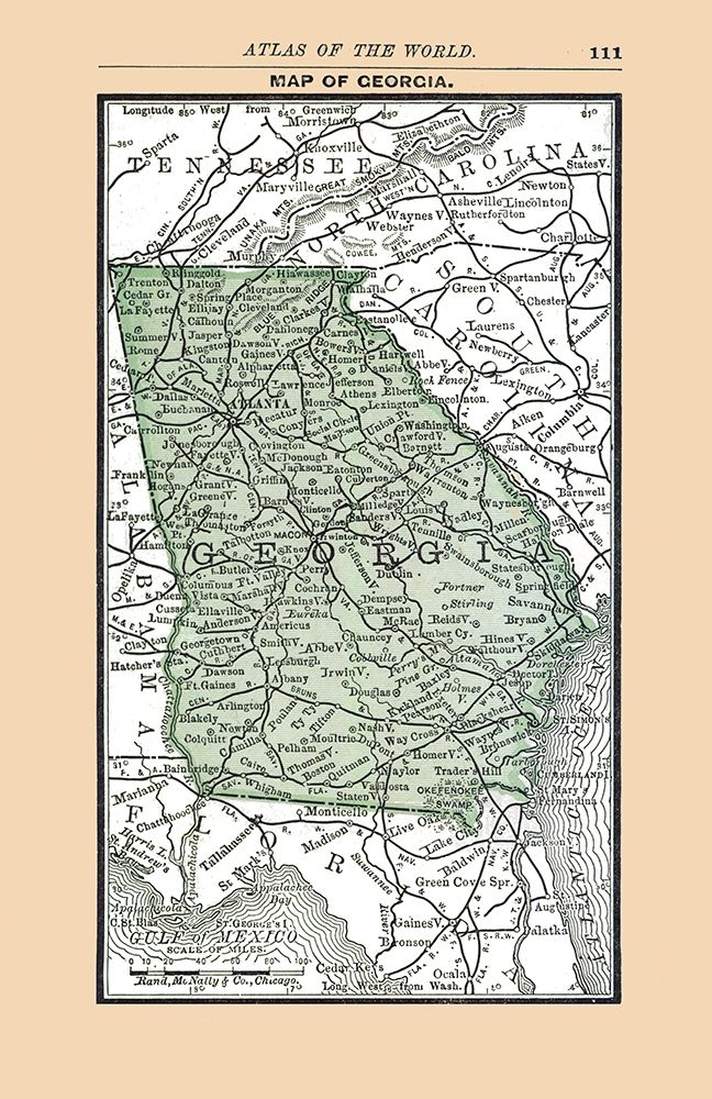 Georgia - Alden 1886