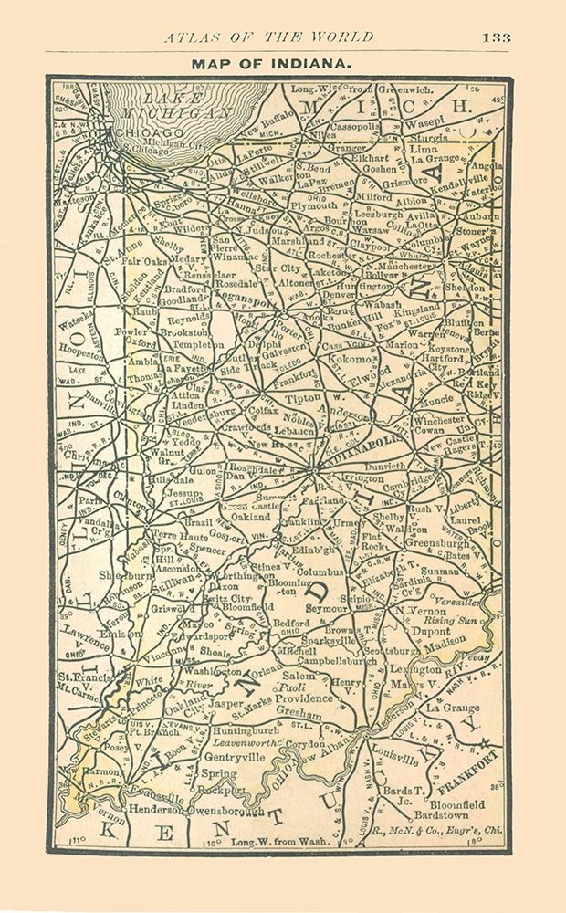 Indiana - Alden 1886