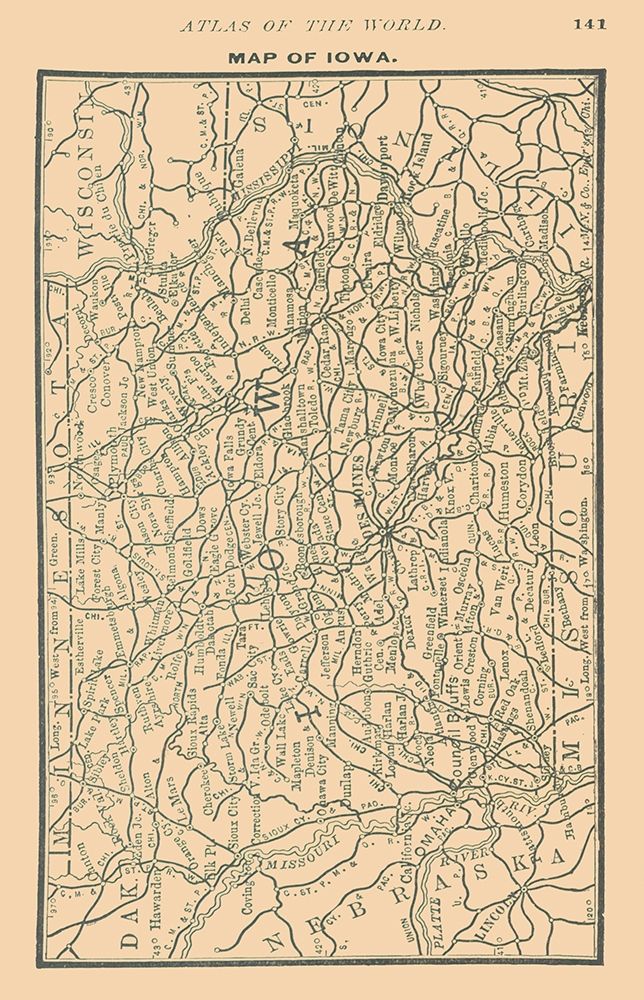 Iowa - Alden 1886