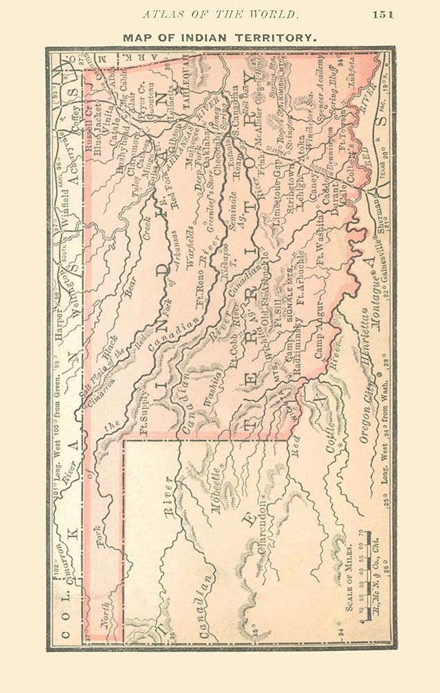 Indian Territory - Alden 1886