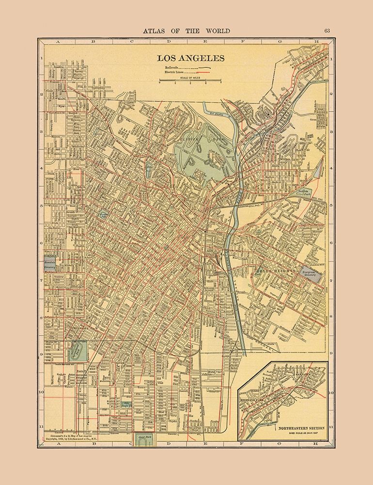 Los Angeles California - Hammond 1910
