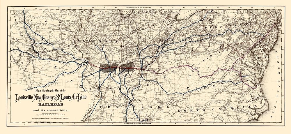 Louisville, New Albany and St Louis Air Line 1872