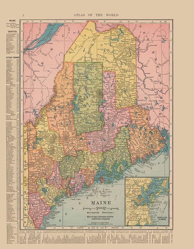 Maine - Hammond 1910