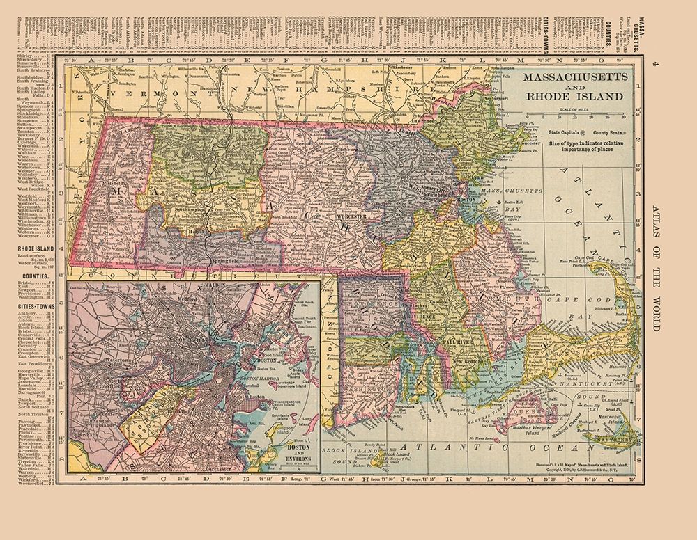 Massachusetts - Hammond 1910