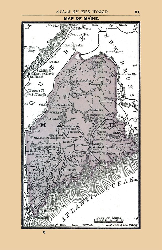 Maine - Alden 1886