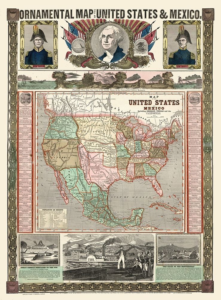 United States - Mexico - Thayer 1868