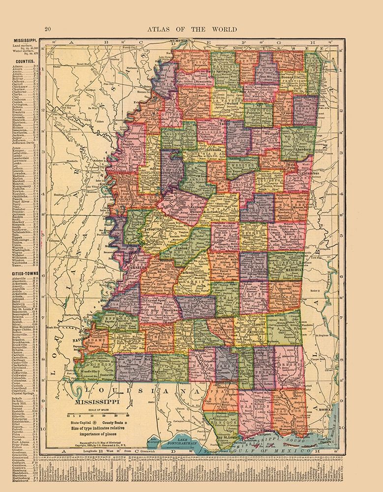 Mississippi - Hammond 1910