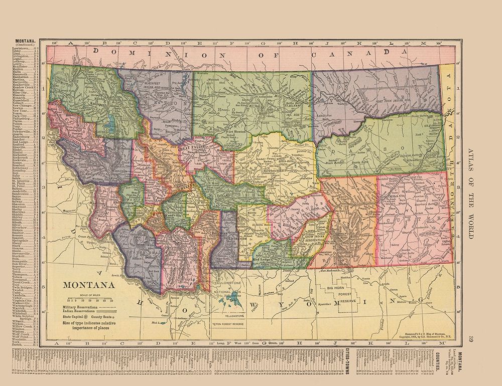 Montana - Hammond 1910