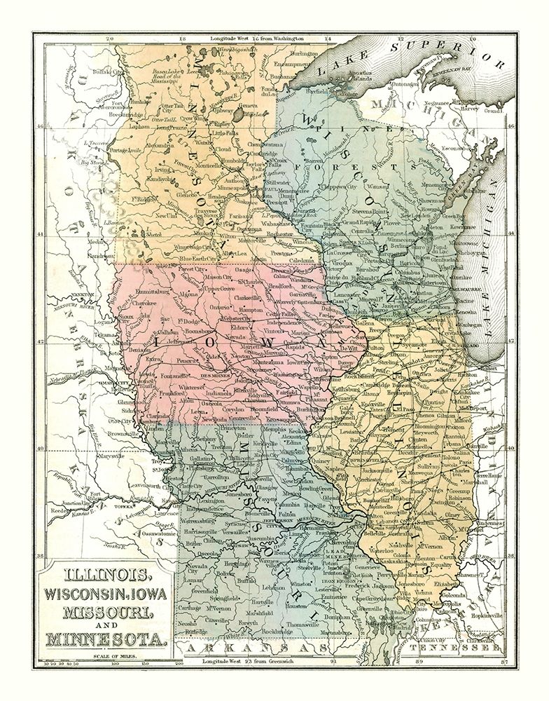 North Midwest - Mitchell 1869
