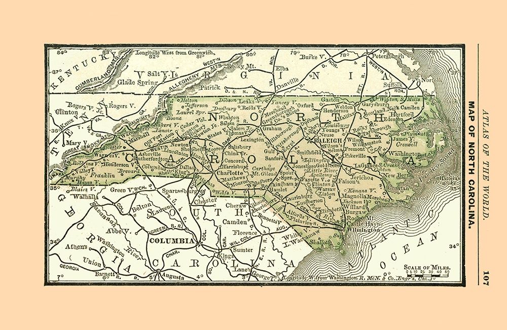 North Carolina - Alden 1886