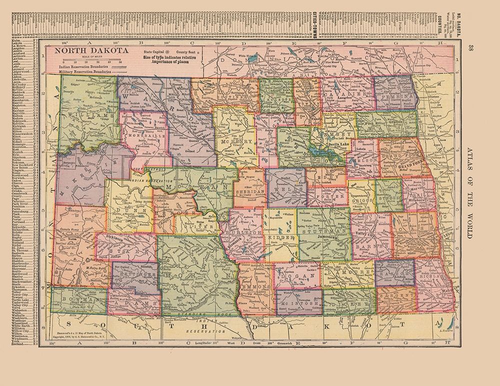 North Dakota - Hammond 1910