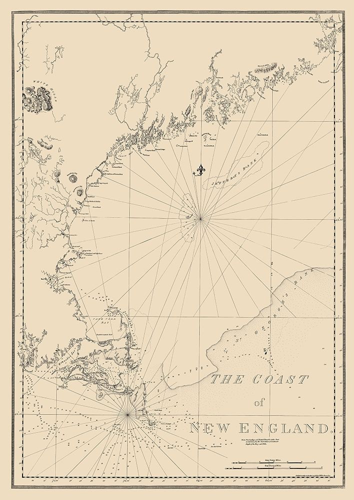 New England Coast - Des Barres 1776
