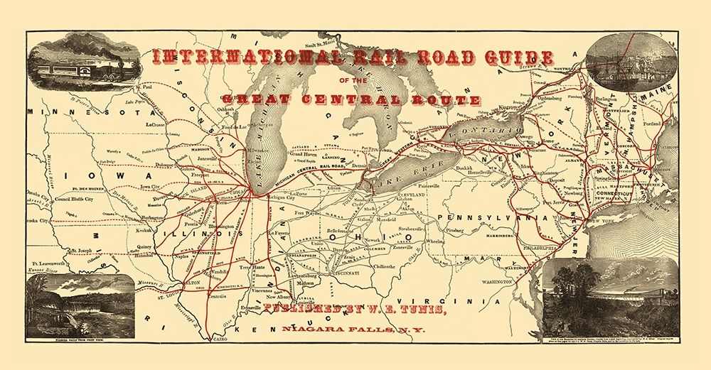 International Rail Guide, Great Central Route 1855