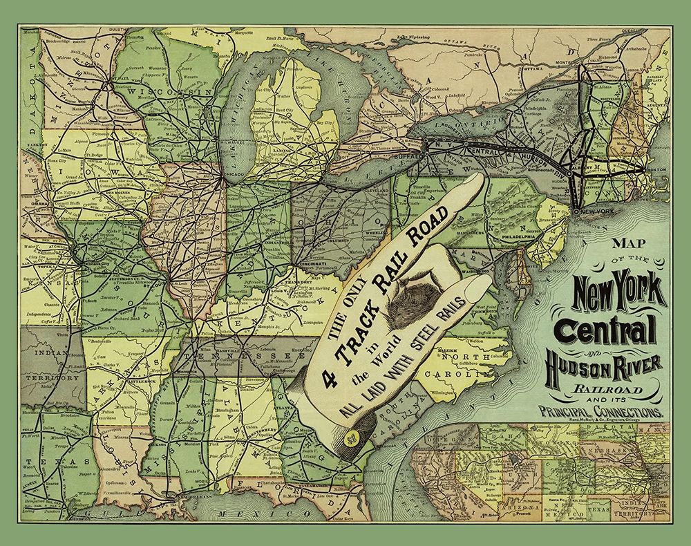 New York Central and Hudson River Railroad 1876