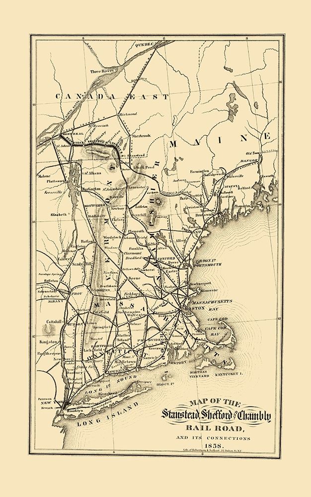 Stanstead, Shefford and Chambly Railroad 1858