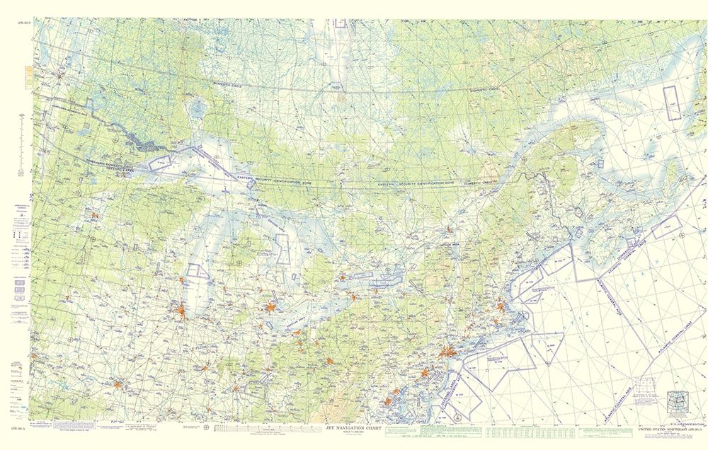 Northeast United States Aeronautical - USAF 1961