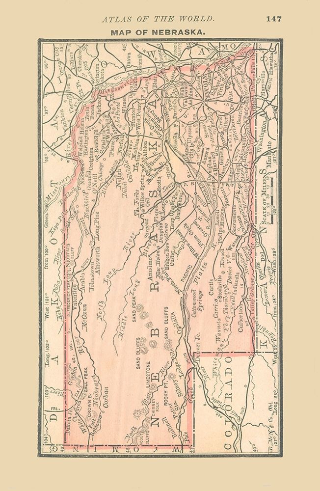 Nebraska - Alden 1886