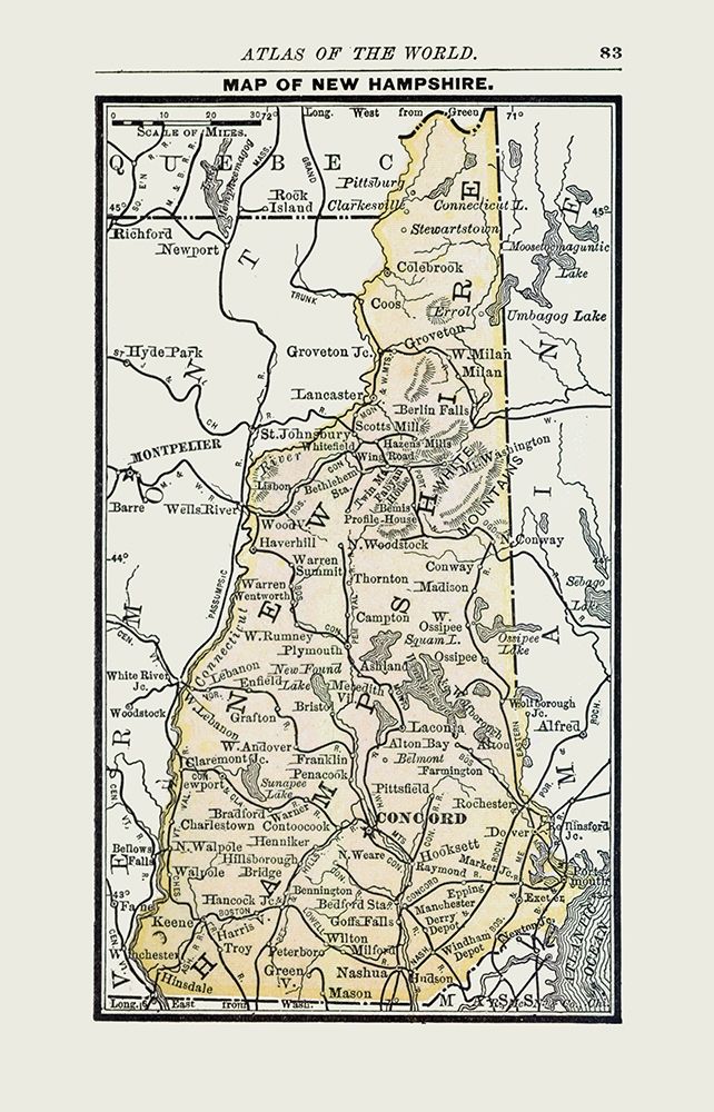 New Hampshire - Alden 1886