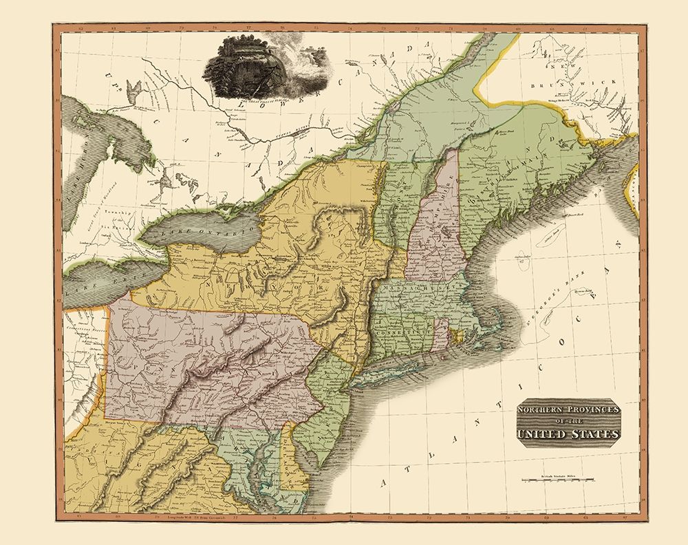 Northeastern United States - Thomson 1817