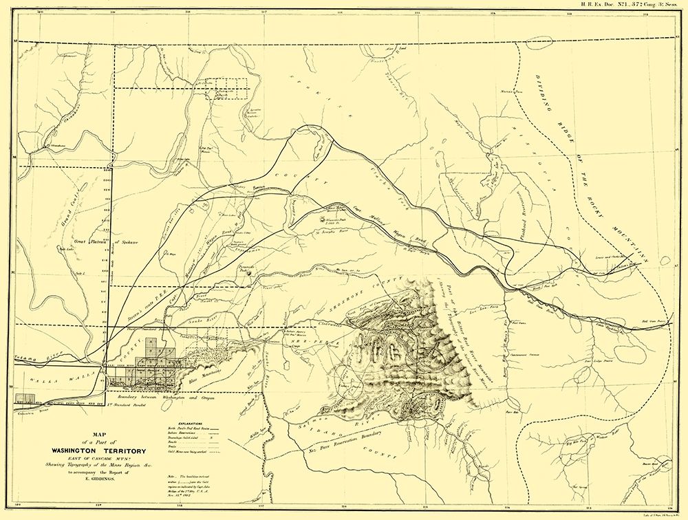 Washington Territory East of Cascade Mts