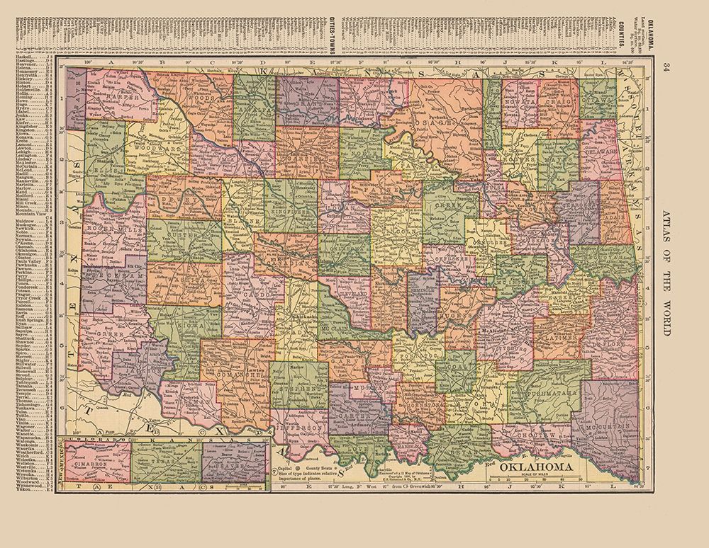Oklahoma - Hammond 1910