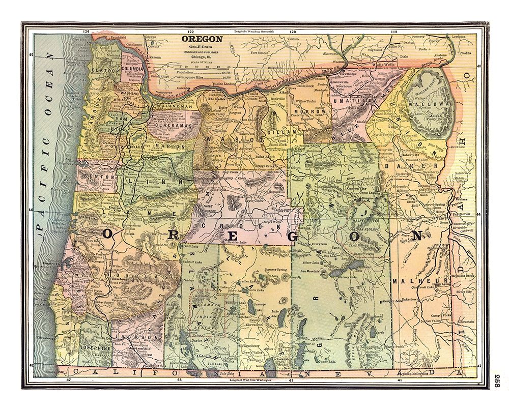Oregon - Johnson 1888