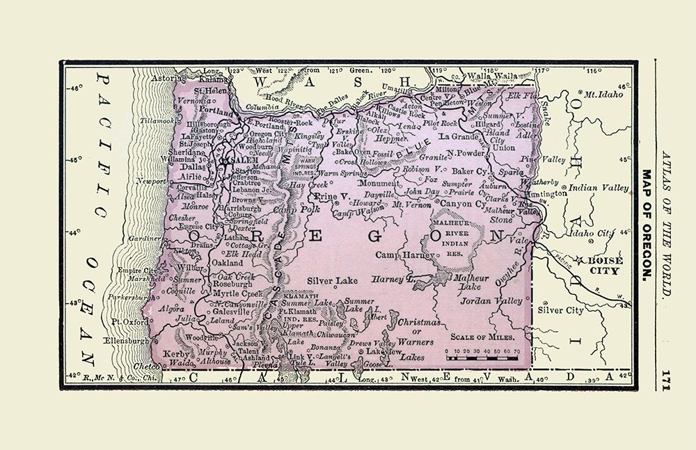 Oregon - Alden 1886