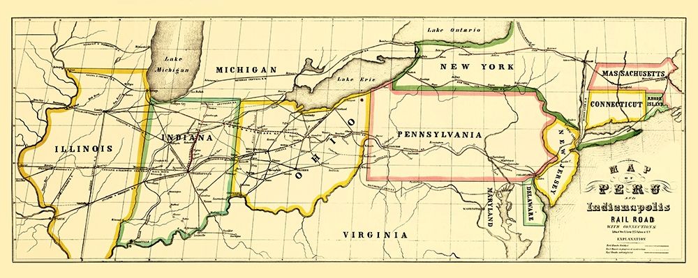 Peru and Indianapolis Railroad - Leefe 1856