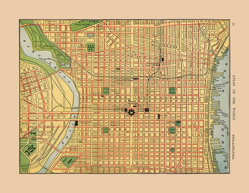 Philadelphia  Pennsylvania - Hammond 1910