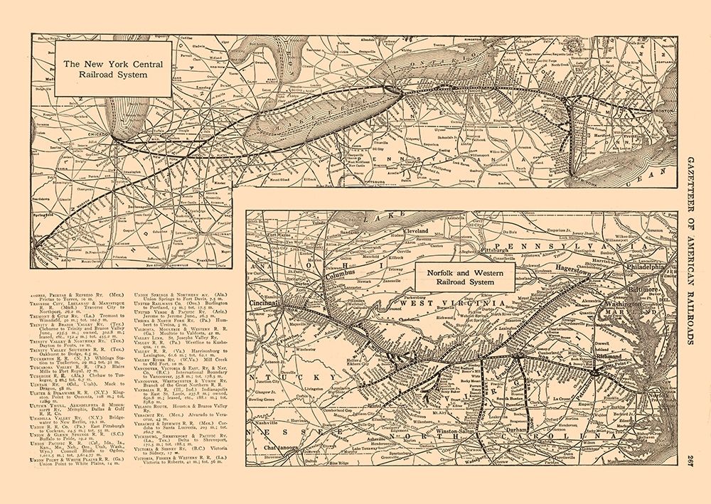 New York Central Railroad, Norfolk - Reynold 1921