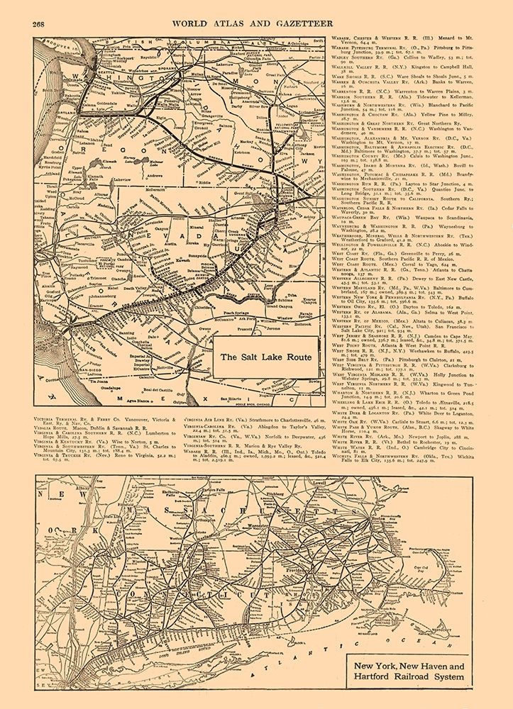 Salt Lake Route, New York - Railroad - Reynold