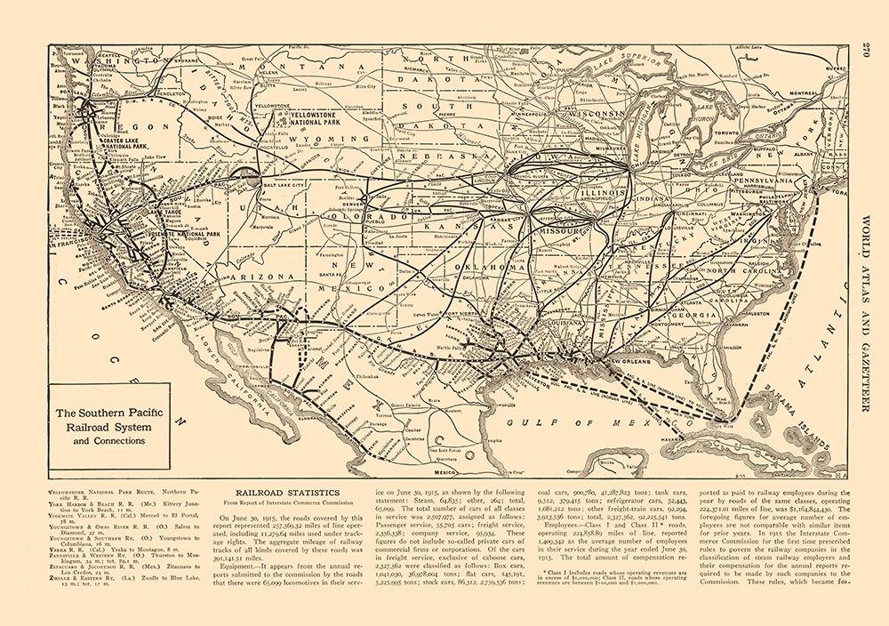 Southern Pacific Railroad - Reynold 1921