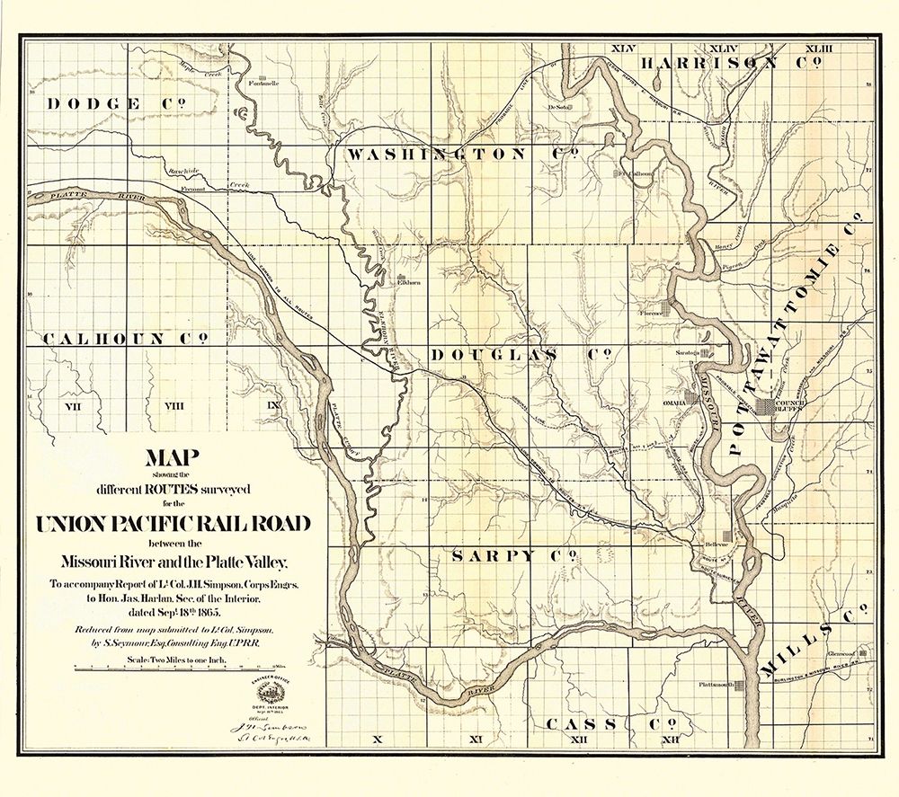 Union Pacific, Missouri River, Platte Valley -